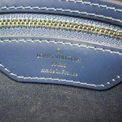 Pre Owned Louis Vuitton Blue Epi Brea MM Handbag 