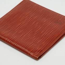 Pre Owned Louis Vuitton Cipango Gold Epi Leather Bifold Wallet
