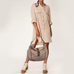 Pre Owned Louis Vuitton Sepia Monogram Mini Lin Idylle Romance Bag