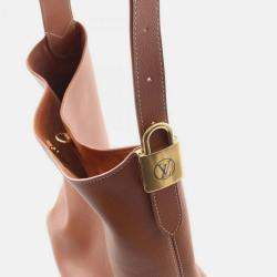 Pre Owned Louis Vuitton Lowkey Hobo Mm Shoulder Bag Leather Brown