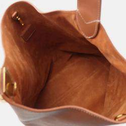 Pre Owned Louis Vuitton Lowkey Hobo Mm Shoulder Bag Leather Brown