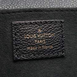 Pre Owned Louis Vuitton Metis East West Pochette Handbag In Monogram Empreinte Leather Black