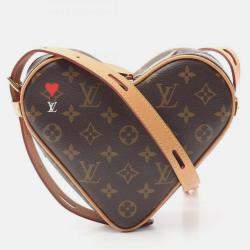 Pre Owned Louis Vuitton Sac Cool Shoulder Bag Coated Canvas And Leather Monogram Brown
