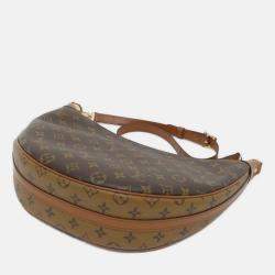Pre Owned Louis Vuitton Monogram Reverse Loop Hobo Shoulder Bag