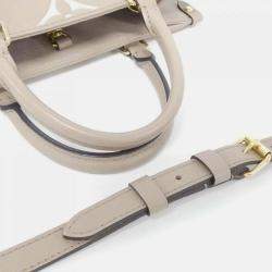 Pre Owned Louis Vuitton Two-Tone Monogram Empreinte On-The-Go Pm Handbag