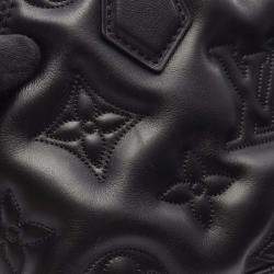مملوكة مسبقًا Louis Vuitton Alma Soft Bb Bubble Gram Handbag Leather Black