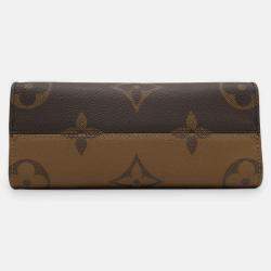 Pre Owned Louis Vuitton Handbag Monogram Reverse Giant On-The-Go Pm