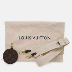 Pre Owned Louis Vuitton Handbag Monogram Reverse Giant On-The-Go Pm