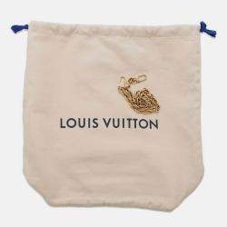 Pre Owned Louis Vuitton Nanogram Calf Leather Monogram Clutch Bag Black