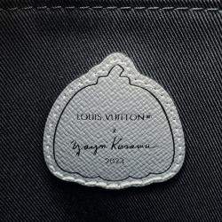 Pre Owned Louis Vuitton Monogram Eclipse Handbag With Painted Dots Lv X Yk Sac Plat Black
