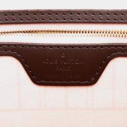 Pre Owned Louis Vuitton Brown Damier Ebene Neverfull MM