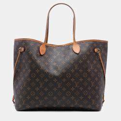 Pre Owned Louis Vuitton Brown Monogram Neverfull GM