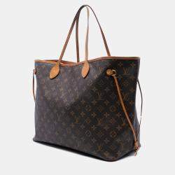 Pre Owned Louis Vuitton Brown Monogram Neverfull GM