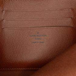 Pre Owned Louis Vuitton Brown Monogram Legacy Chain Clutch
