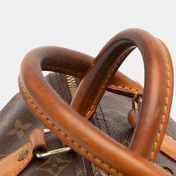 Pre Owned Louis Vuitton Brown Monogram Speedy Bandouliere 30