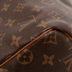 Pre Owned Louis Vuitton Brown Monogram Speedy Bandouliere 30