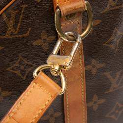 Pre Owned Louis Vuitton Brown Monogram Speedy Bandouliere 30