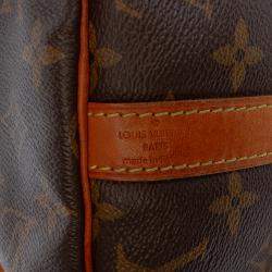 Pre Owned Louis Vuitton Brown Monogram Speedy Bandouliere 30