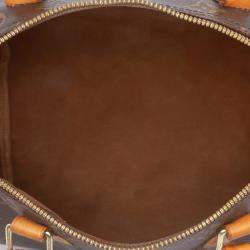 Pre Owned Louis Vuitton Brown Monogram Speedy Bandouliere 30