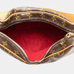 Pre Owned Louis Vuitton Brown Monogram Croissant MM