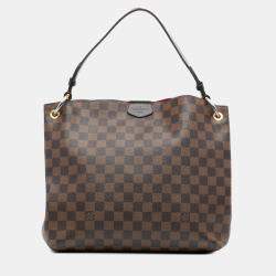 Pre Owned Louis Vuitton Brown Damier Ebene Graceful PM