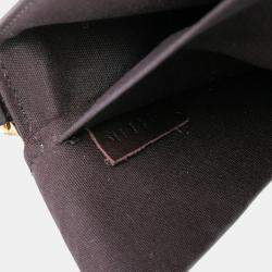 Pre Owned Louis Vuitton Black Monogram Vernis Pochette Felicie
