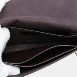 Pre Owned Louis Vuitton Black Monogram Vernis Pochette Felicie