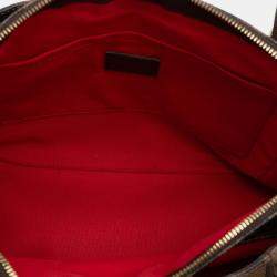 Pre Owned Louis Vuitton Brown Damier Ebene Belem MM