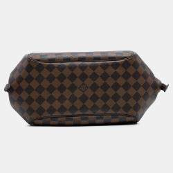 Pre Owned Louis Vuitton Brown Damier Ebene Belem MM