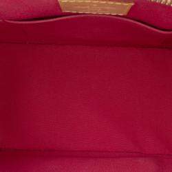 Pre Owned Louis Vuitton Pink Monogram Vernis Alma BB