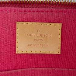 Pre Owned Louis Vuitton Pink Monogram Vernis Alma BB