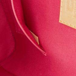 Pre Owned Louis Vuitton Pink Monogram Vernis Alma BB