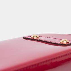 Pre Owned Louis Vuitton Pink Monogram Vernis Alma BB