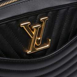 Pre Owned Louis Vuitton Black New Wave Camera Bag
