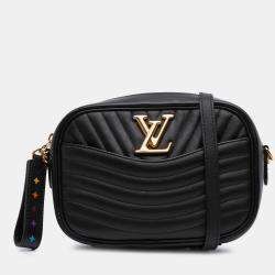 Pre Owned Louis Vuitton Black New Wave Camera Bag