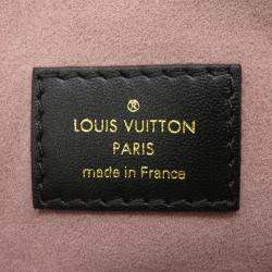 Pre Owned Louis Vuitton Coussin Black Monogram Pattern Lamb Leather PM Crossbody Bag