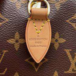 Pre Owned Louis Vuitton Speedy Bandouliere Red/Brown Monogram Size 20