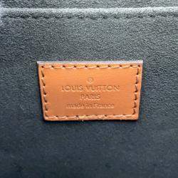 Pre Owned Louis Vuitton Dauphine Noir Monogram Monogram Reverse Canvas Size MM