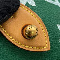 Pre Owned Louis Vuitton Speedy P9 Bandouliere Green/Vert Calf Leather Size 40
