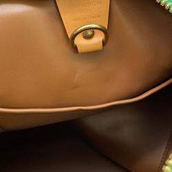 Pre Owned Louis Vuitton Speedy P9 Bandouliere Green/Vert Calf Leather Size 40