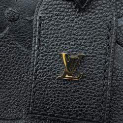 Pre Owned Louis Vuitton Carryall Zip Nm Noir Monogram Empreinte Leather Size Pm