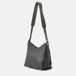Pre Owned Louis Vuitton Carryall Zip Nm Noir Monogram Empreinte Leather Size Pm