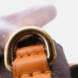 Pre Owned Louis Vuitton Beaubourg Brown Monogram Size Mm