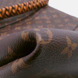 Pre Owned Louis Vuitton Beaubourg Brown Monogram Size Mm