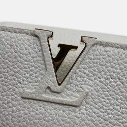 Pre Owned Louis Vuitton Cub Cine Blanc Taurillon Leather Size Bb
