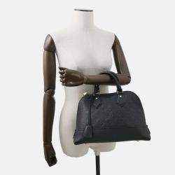 Pre Owned Louis Vuitton Neo Alma Noir Monogram Empreinte Leather Size Pm