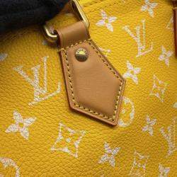 Pre Owned Louis Vuitton Speedy P9 Bandouliere Jaunemat Monogram Size 25