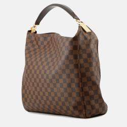 Pre Owned Louis Vuitton Portobello Brown Damier Ebene Canvas Size Gm