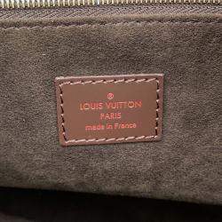 Pre Owned Louis Vuitton Portobello Brown Damier Ebene Canvas Size Gm