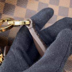 Pre Owned Louis Vuitton Portobello Brown Damier Ebene Canvas Size Gm